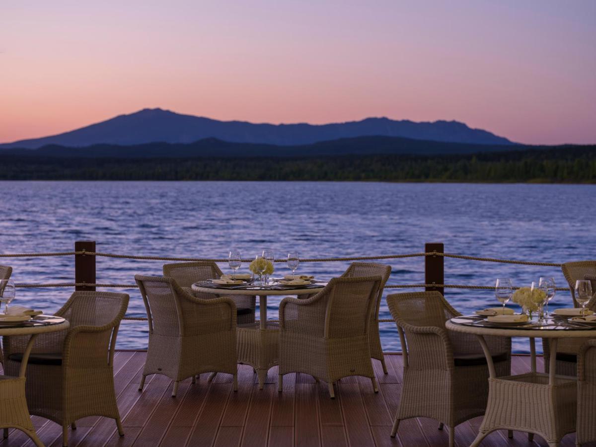 Rixos Borovoe Shchuchinsk Exterior foto View from the deck of a cruise ship